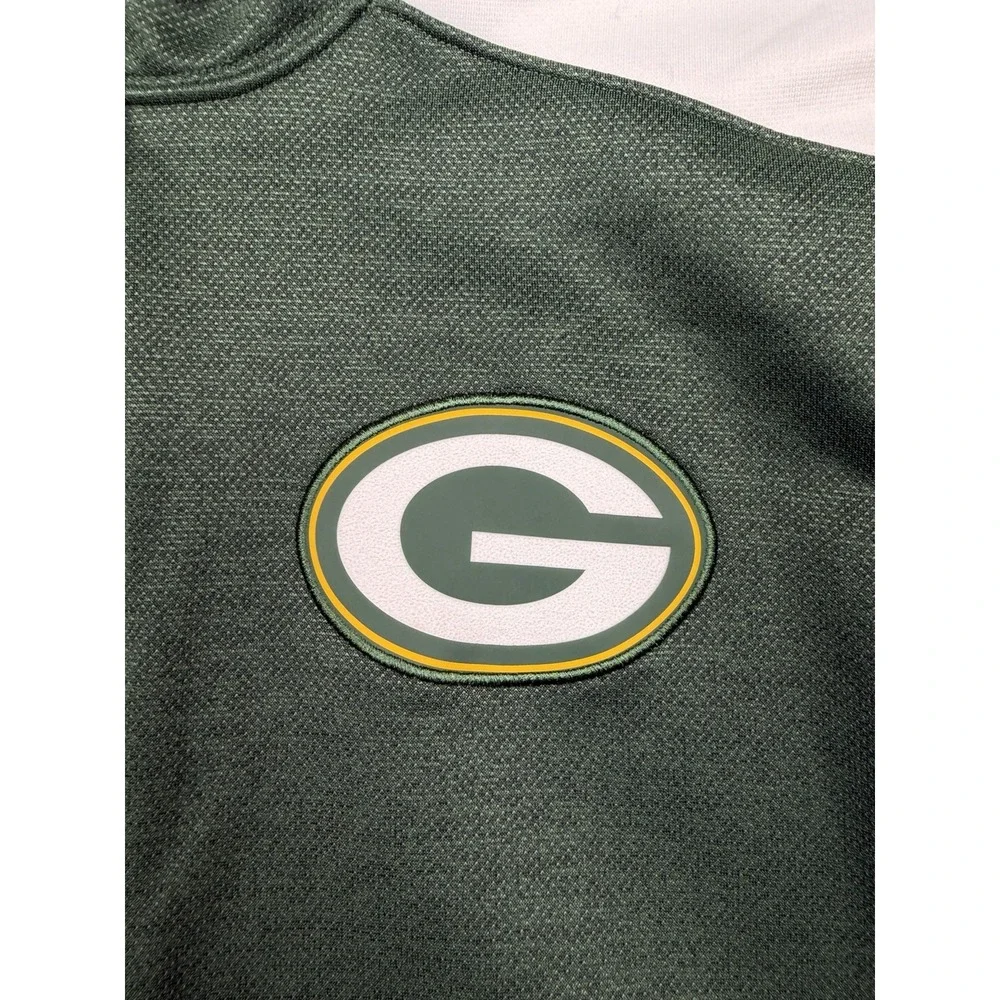 Nike Green Bay Packers Hoodie Mens L Full Zip Sweatshirt NFL Football Therma-Fit